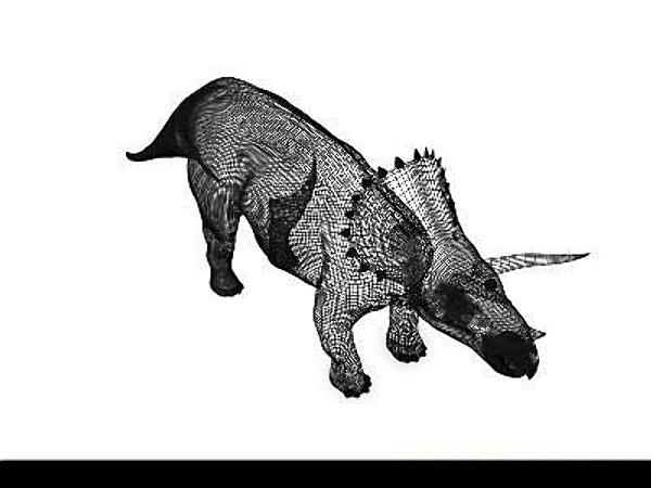 jp triceratops 3d obj - True Jp Triceratops Obj by Virtual creator